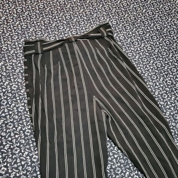 Express Striped Ankle High RiseâDress Pants - Picture 3 of 7